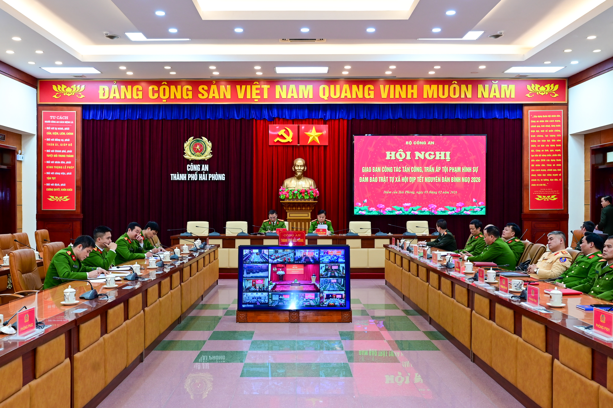 Triển khai hiệu quả các giải pháp phòng, chống tội phạm, bảo đảm an toàn cho nhân dân vui Xuân, đón Tết